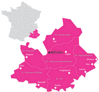 Carte g&eacute;n&eacute;rale AlpUnion